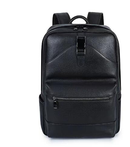PU Leather Travel Backpack with Dual Straps