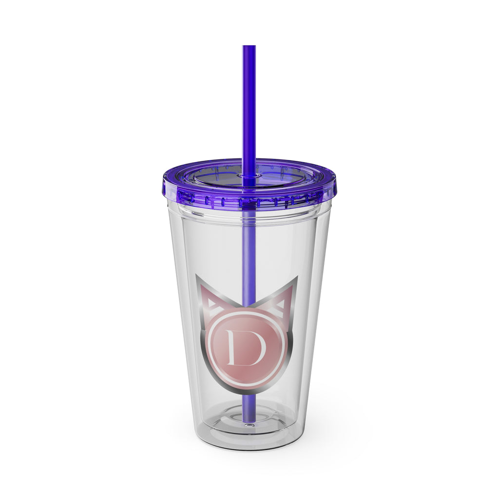 Sunsplash Tumbler with Straw, 16oz