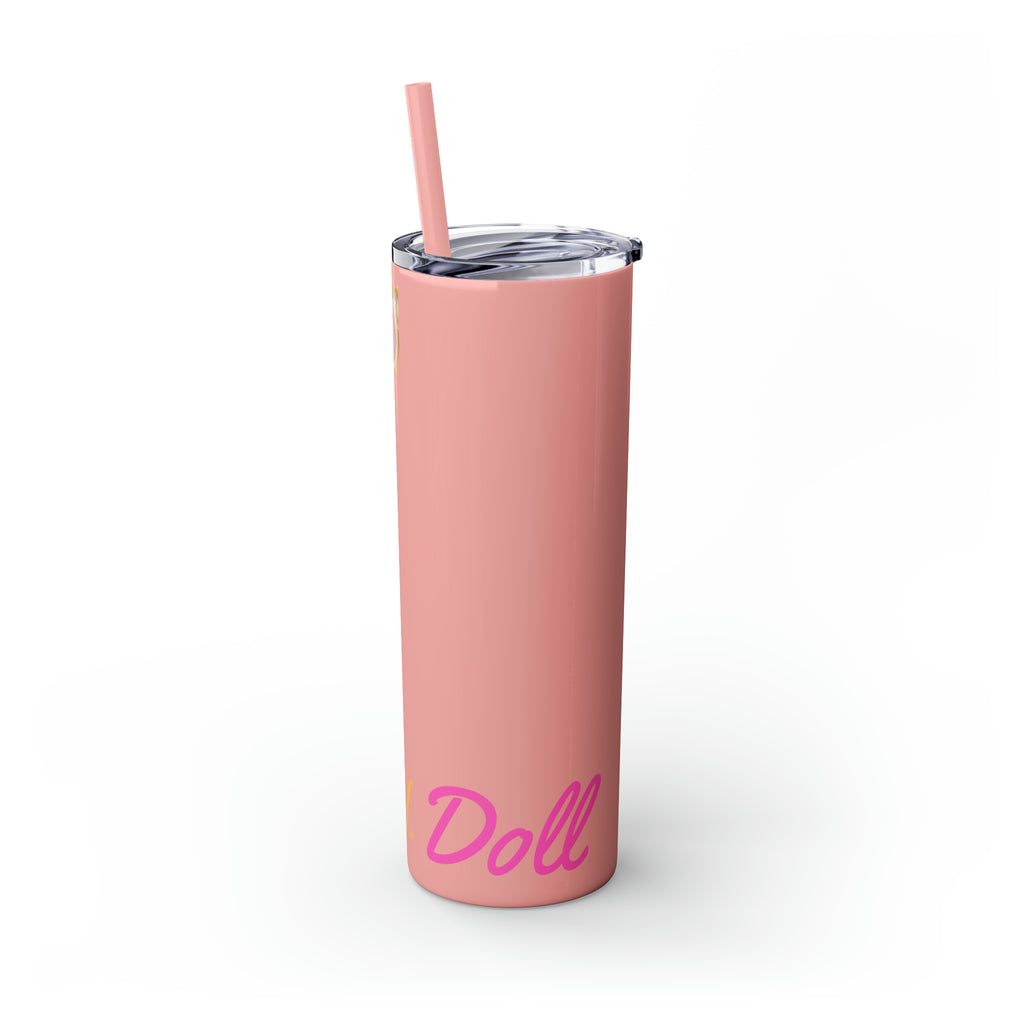 Skinny Tumbler with Straw, 20oz