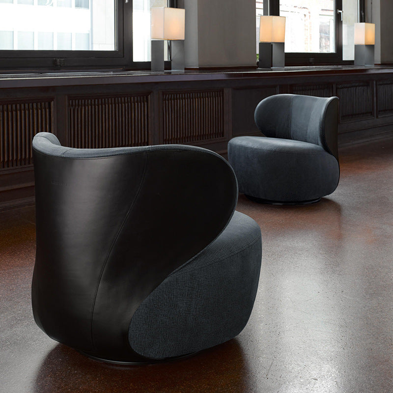 Modern Minimalist Swivel Chair for Small Spaces