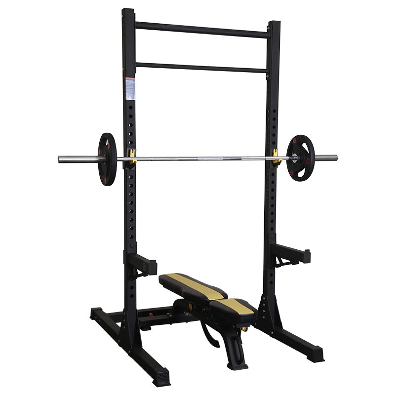 Multi-Functional Home Gym Weight Bench and Squat Rack