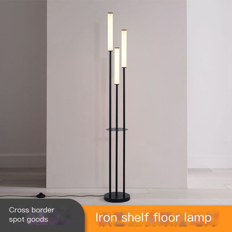 Modern Minimalist LED Floor Lamp with Acrylic Design