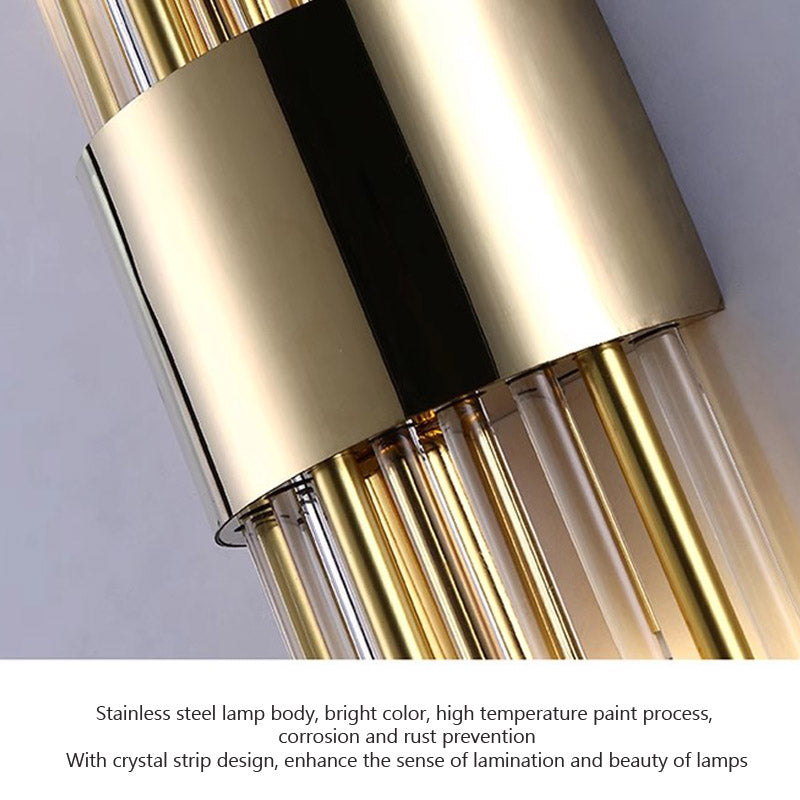 Luxury Modern LED Crystal Wall Lamp for Indoor Decor