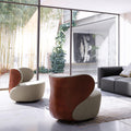 Modern Minimalist Swivel Chair for Small Spaces