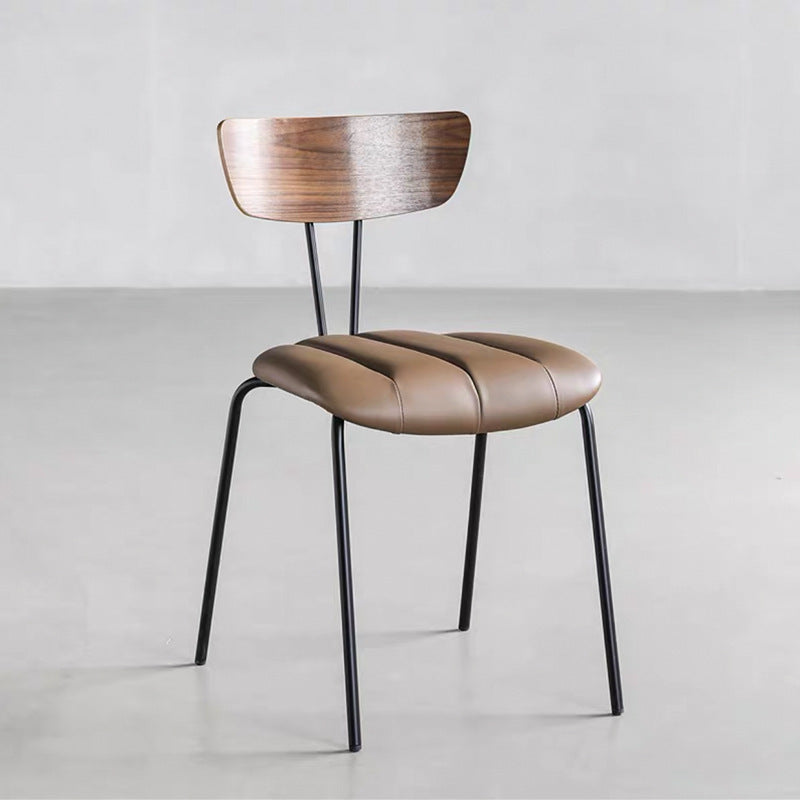 Nordic Wooden Dining Chair for Small Spaces