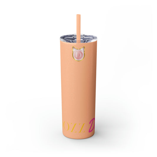 Skinny Tumbler with Straw, 20oz