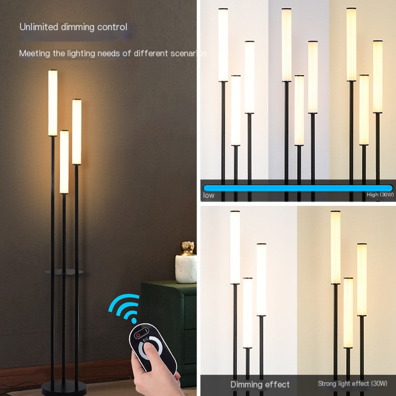 Modern Minimalist LED Floor Lamp with Acrylic Design