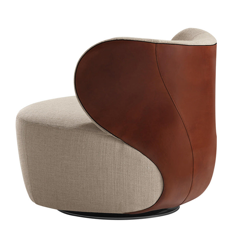 Modern Minimalist Swivel Chair for Small Spaces