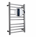 Chrome Heated Towel Rack with Temperature Control (1 pc)