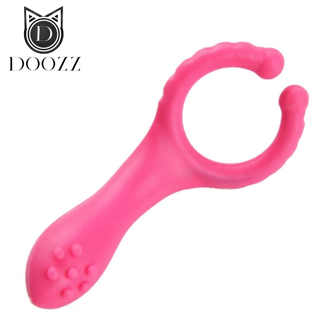 Doozz - Penis Masturbator G Spot Vibrator Double Penetration Clit Clitoral Dildo