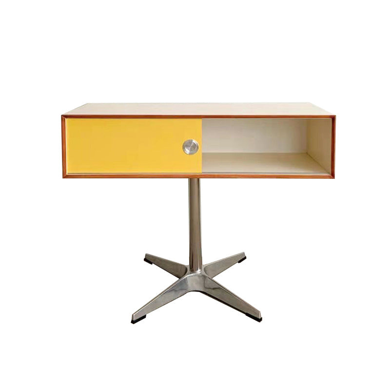 Korean Style Entryway Table with Sliding Doors