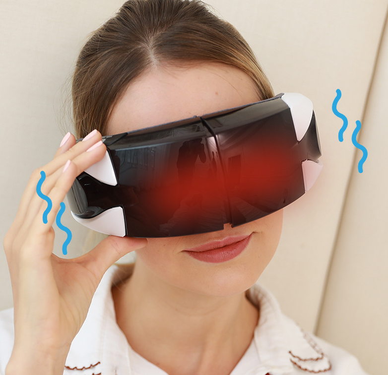 Eye Massager with Steam Heat Compress for Fatigue Relief
