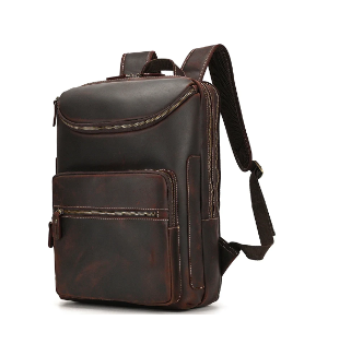Genuine Leather Men's Backpack Milan (Single Item)