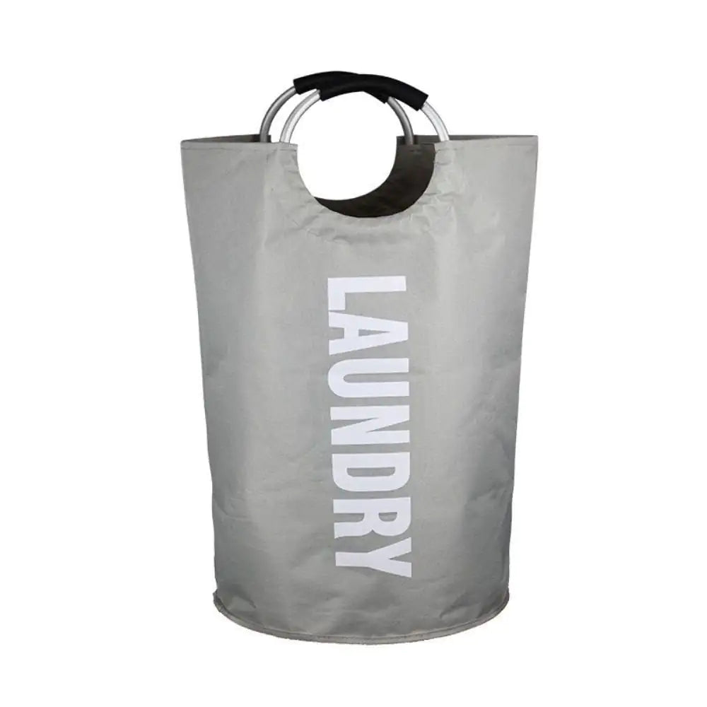 Fabric Heavy Duty Laundry Basket With Aluminum handle