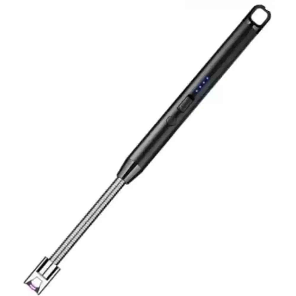USB Rechargeable Electric Arc BBQ Lighter - Black