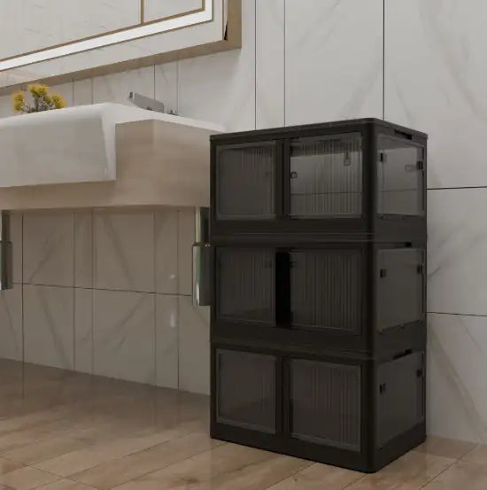 Transparent Stackable Storage Bins