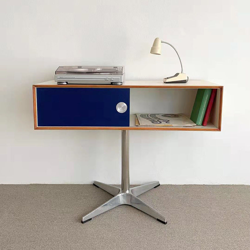 Korean Style Entryway Table with Sliding Doors