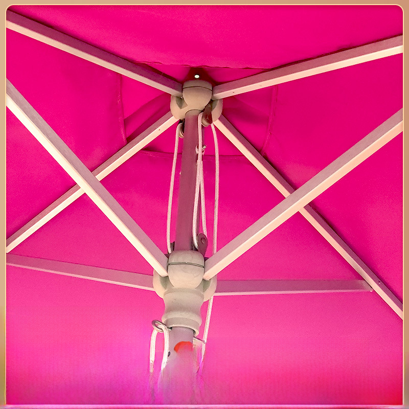 Outdoor Square Umbrella 2x2 Commercial Advertising Canopy