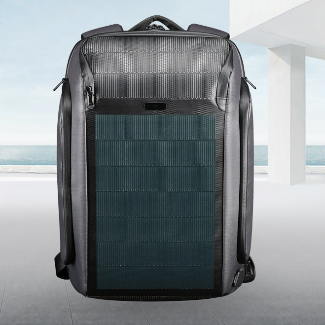 Multifunctional Solar Backpack for Men and Computers