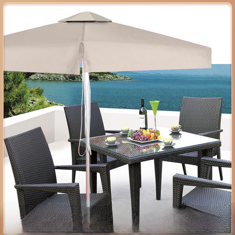 Outdoor Square Umbrella 2x2 Commercial Advertising Canopy