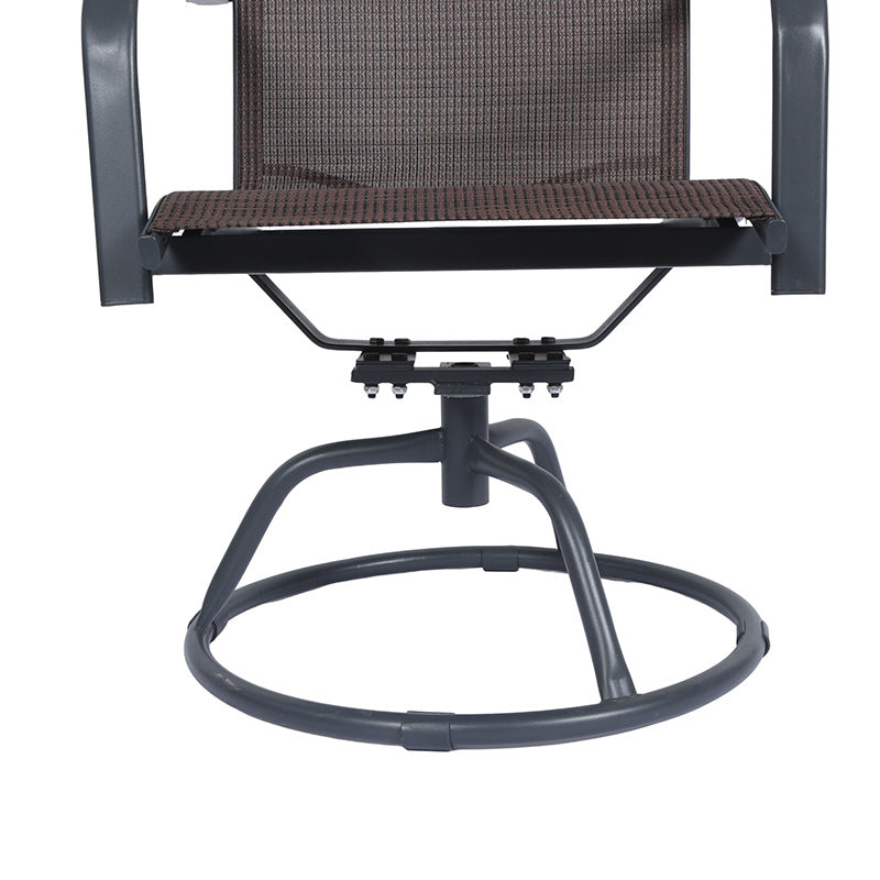 European Iron Art Table and Chair Set for Outdoors