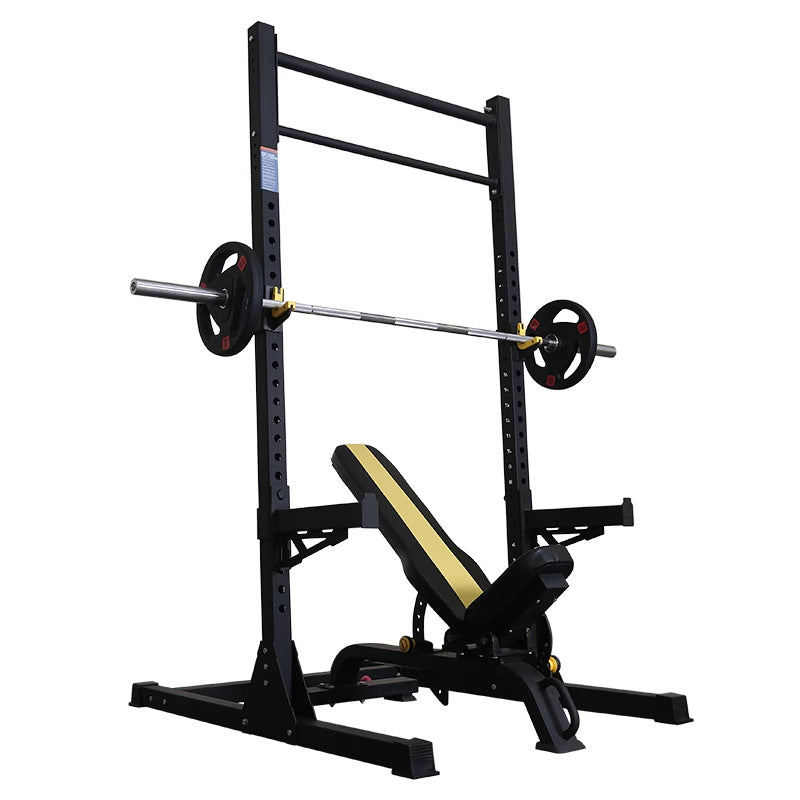 Multi-Functional Home Gym Weight Bench and Squat Rack