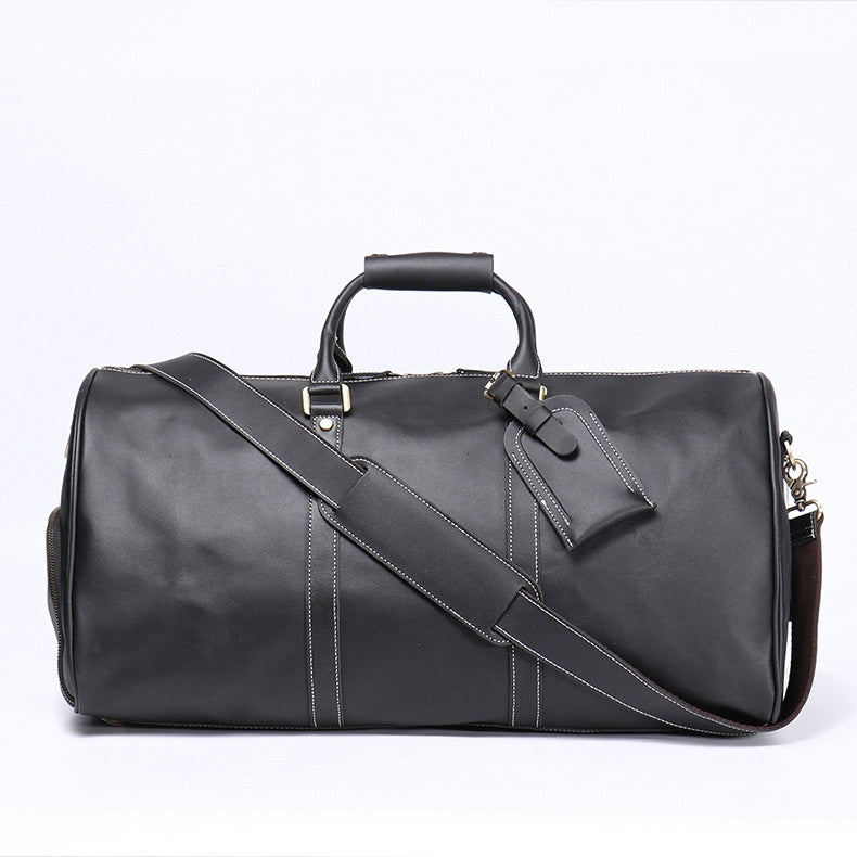 Retro Leather Travel Bag in European and American Style