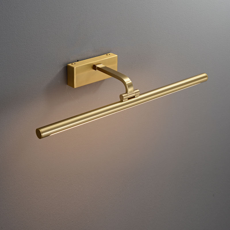 Postmodern Minimalist Copper Wall Light for Bathrooms