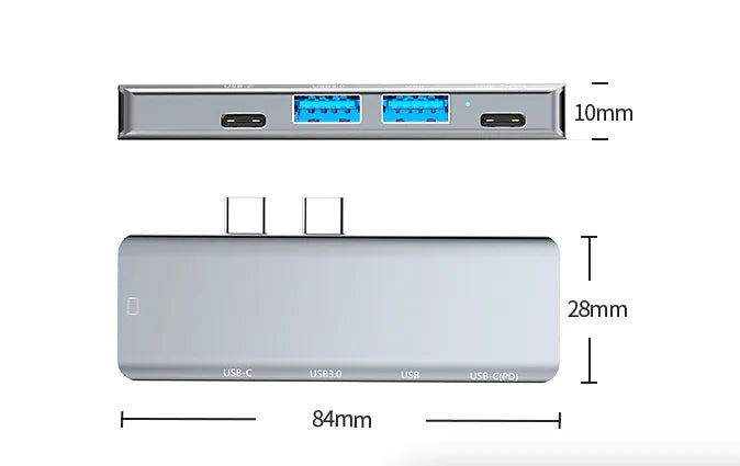 Multiport USB-C Hub Type C To USB 3.0 4K HDMI Adapter For Macbook Pro / Air USA