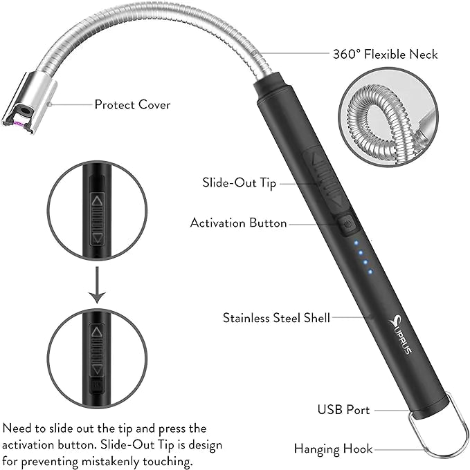 360° Flexible Rechargeable Electric Lighter
