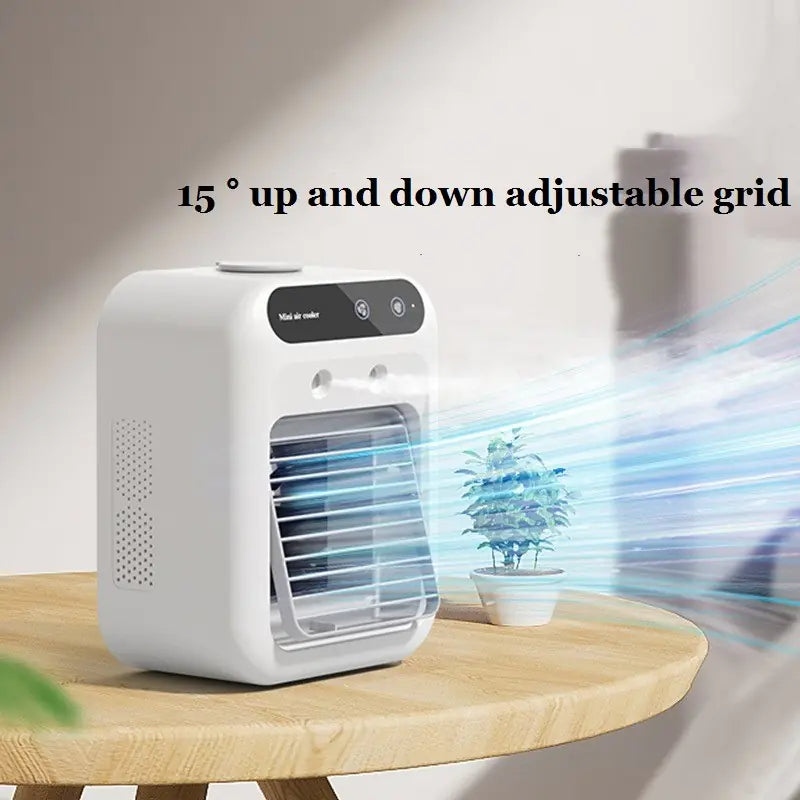 “Portable 3-in-1 Air Cooler Fan – Mini AC for Room, Office & Car | Fast Cooling + Humidifier | Ships from USA 🇺🇸 | TikTok & Amazon Hot Seller!”